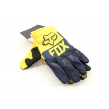 Мотоперчатки FOX ST-D97 желто-синие L